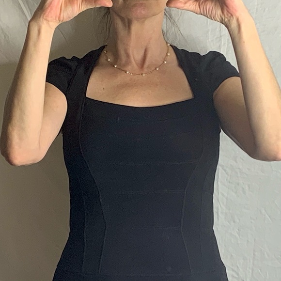 TADASHI HOLT RENFREW LITTLE BLACK DRESS - Picture 4 of 11